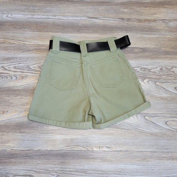 Vintage shorts Juniors green - Picture 7 of 8